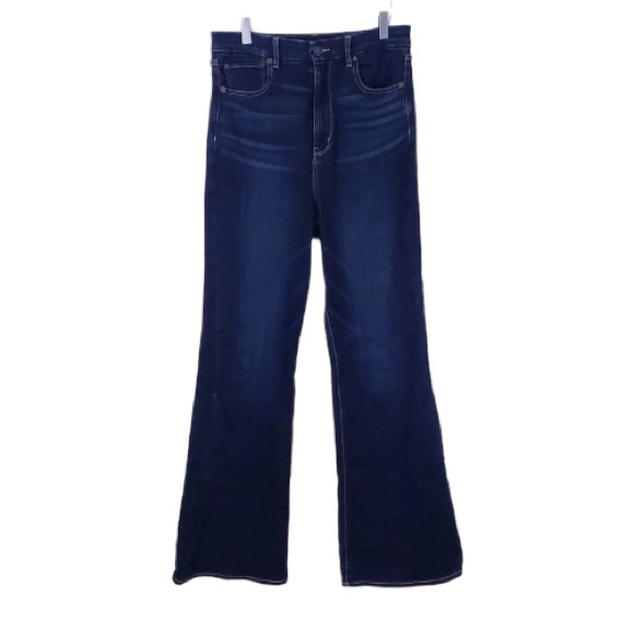 American Eagle Curvy Highest Rise Flare Jeans Size 12/30 Short - Picture 4 of 9